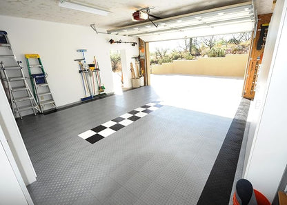 Big Floors GarageTrac Diamond, Interlocking Non-Slip Garage Flooring Tile - Image 9