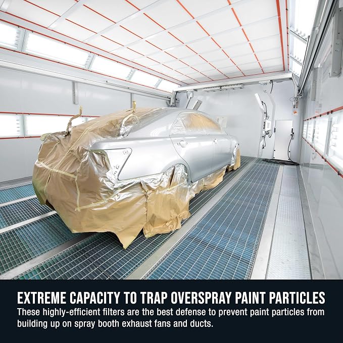 Master Elite Premium Paint Spray Booth Exhaust Filter Roll, 20.5" x 100' - Image 5