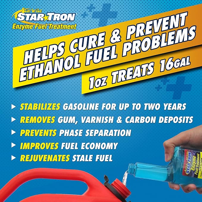 STAR BRITE Star Tron Enzyme Fuel Treatment Concentrate, 128 Fl. Oz. – Treats up - Image 5