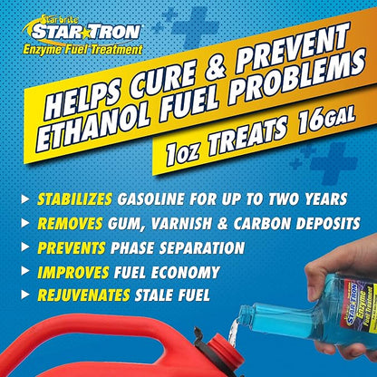 Star Tron Enzyme Fuel Treatment Concentrate, 16 Fl. Oz. – Treats up to 256 - Image 5