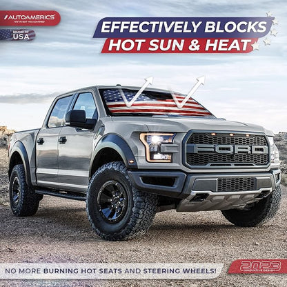 Autoamerics Truck Windshield Sun Shade - Image 3