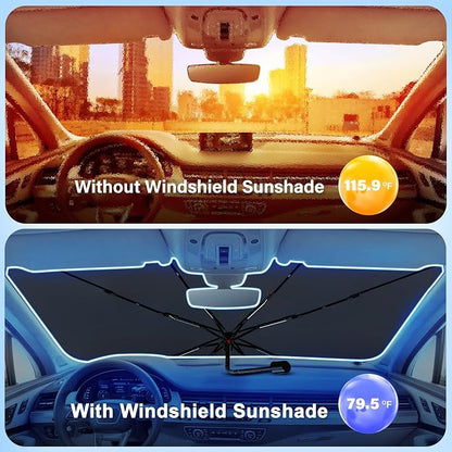 EcoNour Car Windshield Sunshade Umbrella | Foldable Windshield Sun Shade Cover - Image 6