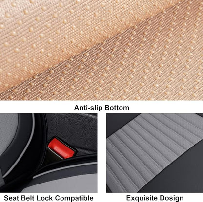 LINGVIDO Car Seat Covers, Breathable and Waterproof Faux Leather Automotive - Image 6