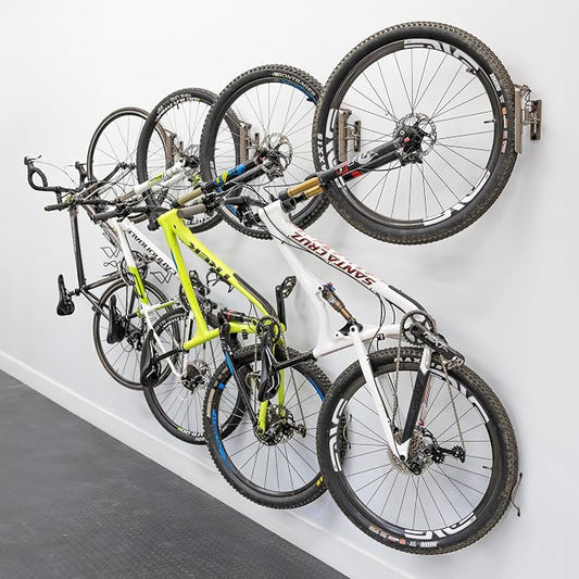 StoreYourBoard Bike Swivel Rack – Wall Mounted Garage Bike Storage, Vertical by StoreYourBoard