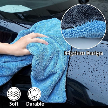 LIVOS 2 Pack Car Drying Towel, Premium Microfiber Towels - Image 4