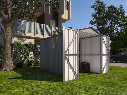 Motorcycle Steel Storage Shed by GDFStudio