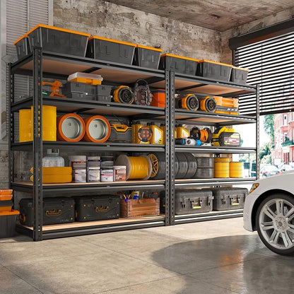 REIBII 2000LBS Garage Shelving Heavy Duty 72''H Storage Shelves 5 Tier Heavy - Image 2