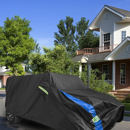 Avecrew for Jeep Wrangler Cover Waterproof 4 Door, All Weather for Jeep Rain - Image 9
