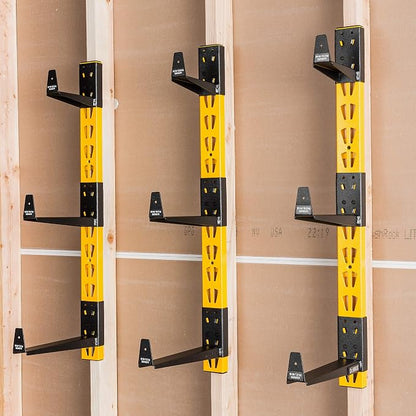 DEWALT 3-Piece Wall Mount Cantilever Wood and Lumber Storage Rack - Image 6