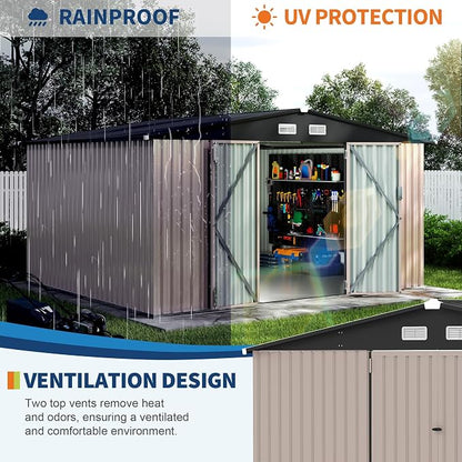 10x12x6.4 FT Outdoor Storage Sheds - Image 5