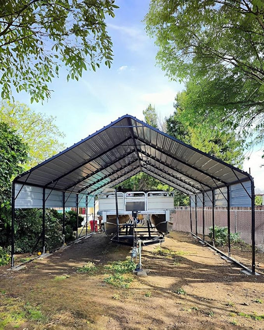 20'x25'x13' Metal Carport for 2 Cars, Heavy Duty Extra Tall Carport for Heavy by GarveeLife