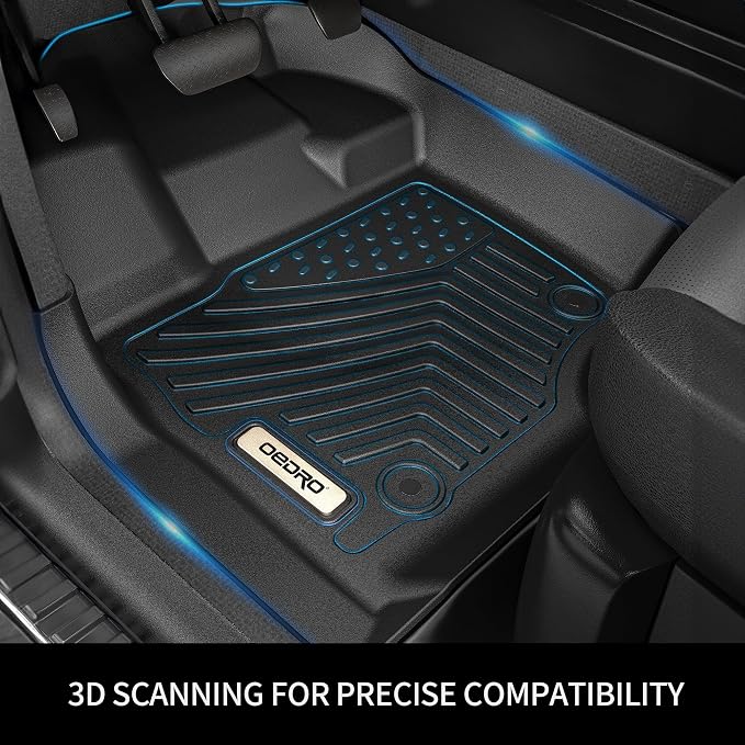 OEDRO Floor Mats Fit for Honda Accord Sedan 2017-2013, TPE All Weather Accord - Image 7