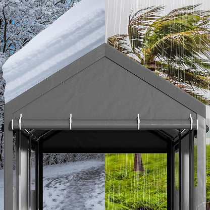 Walsunny Carport, 12x20 ft Heavy Duty Carport Canopy - Image 6