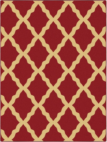 Ottomanson 5' x 6'6" Rugs for Living Room Trellis Area Rug for Bedroom - Image 6