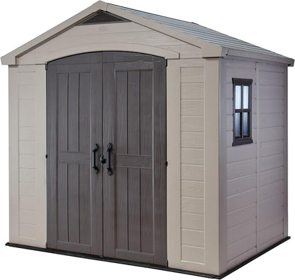 Keter Factor Large Resin Outdoor Storage Shed by Keter