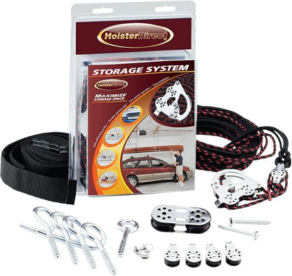 7806 - Overhead Storage Hoist for Jeep Top Removal, Truck Caps, Surfboards and by Hoister+Direct