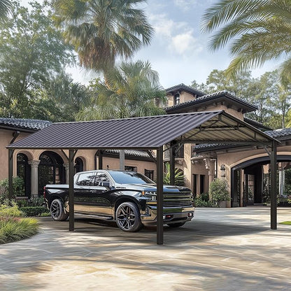 PHI VILLA 10 x 20 ft Carport Metal Carports - Image 9