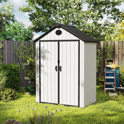 6 x 4 FT Shed Resin Outdoor Storage shed, 230 cuft Plastic Shed - Image 8