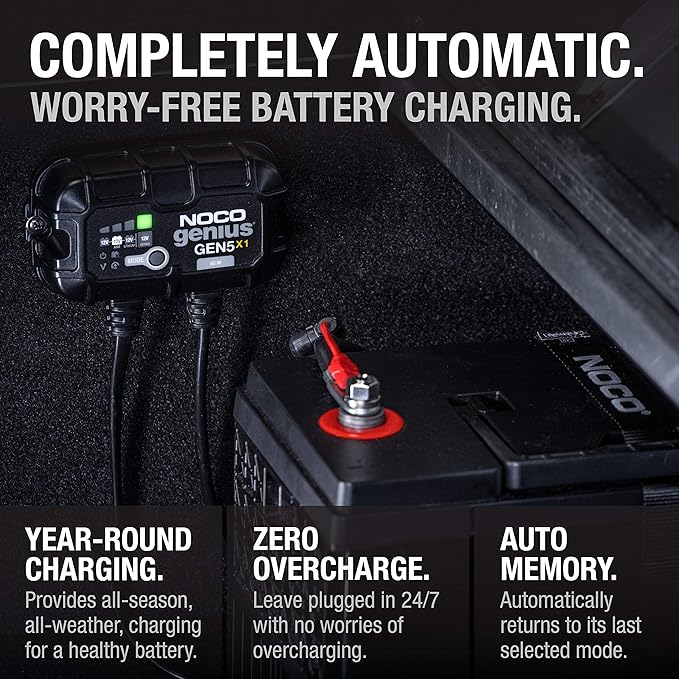 NOCO Genius GEN5X1: 1-Bank, 5A Onboard Battery Charger - Image 6