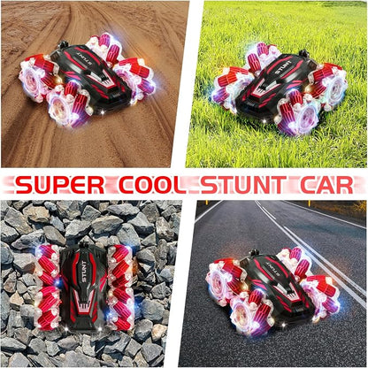 Gesture Sensing RC Stunt Car, 2.4 Ghz 4WD Remote Control Cars, Cool Lighting - Image 2