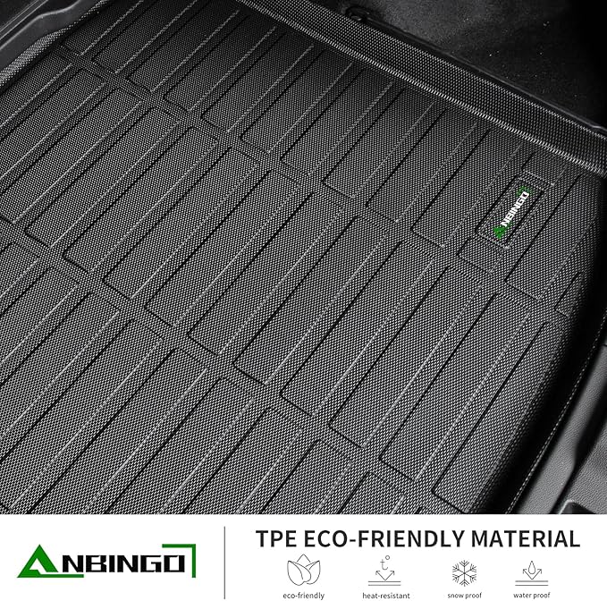 ANBINGO® Cargo Liner Custom for 2023 2024 2025 2026 CR-V Car Floor Mat Black - Image 4