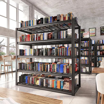 REIBII 48.2''W Garage Shelving Heavy Duty Metal Shelving 3000LBS Storage - Image 9