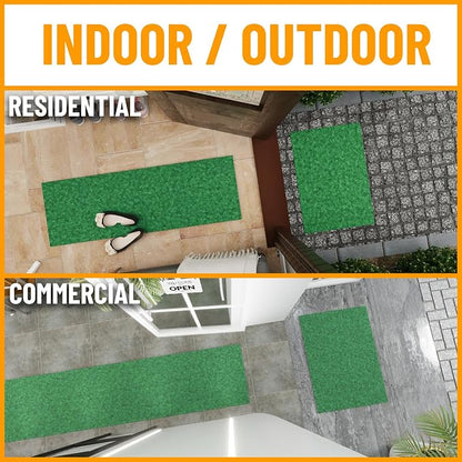 Ottomanson 6' x 6'6" Mud Mat Area Rug Scraper Carpet - Image 2