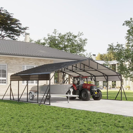 20x20 FT Metal Carport, Garage by Unknown