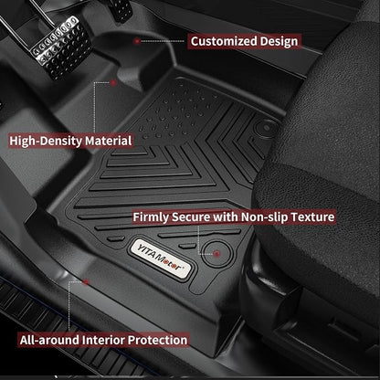 YITAMOTOR Floor Mats Fit for 2018-2024 Chevrolet Equinox/GMC Terrain, TPE All - Image 9