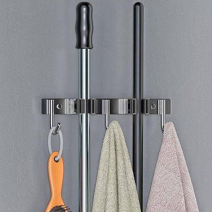 Heavy Duty Broom and Mop Holder Wall Mounted - Image 3