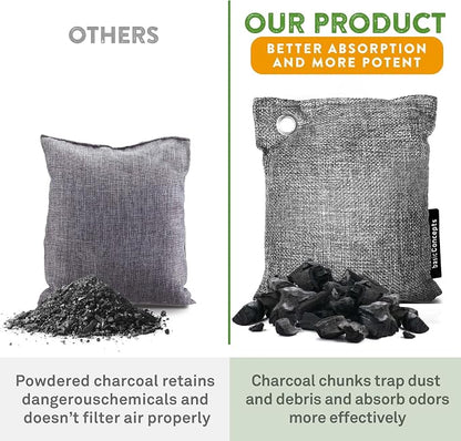Charcoal Odor Absorber for Strong Odor, Bamboo Charcoal Air Purifying Bag - Image 3