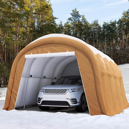 SUNBURY Carport, 10x20 FT Heavy Duty Canopy, Portable Garage - Image 5