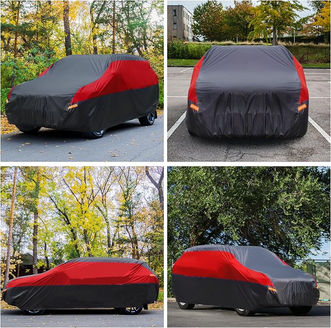 SUV Car Cover Waterproof All Weather, Cover Full Exterior Cover Windproof - Image 4