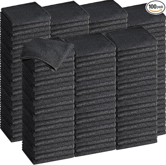 Tenare 100 Pack 12'' x 12'' Microfiber Cleaning Cloths Reusable Cleaning Rags by Tenare