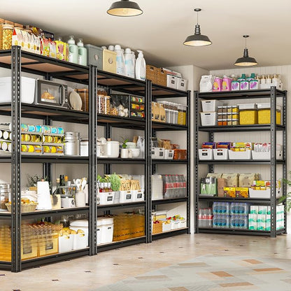 REIBII 2020LBS Storage Shelves 5 Tier Garage Shelving Heavy Duty, Adjustable - Image 3