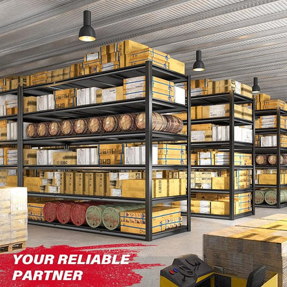 REIBII 84“H Garage Shelving Heavy Duty Storage Shelves 3500 LBS Adjustable - Image 7