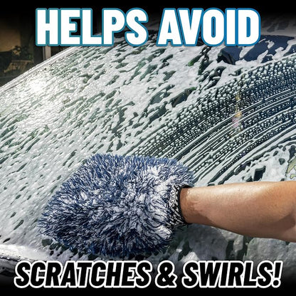 Chemical Guys, The Dually, Dual-Fiber, Wet-Dry Use, Microfiber Wash Mitt - Image 4