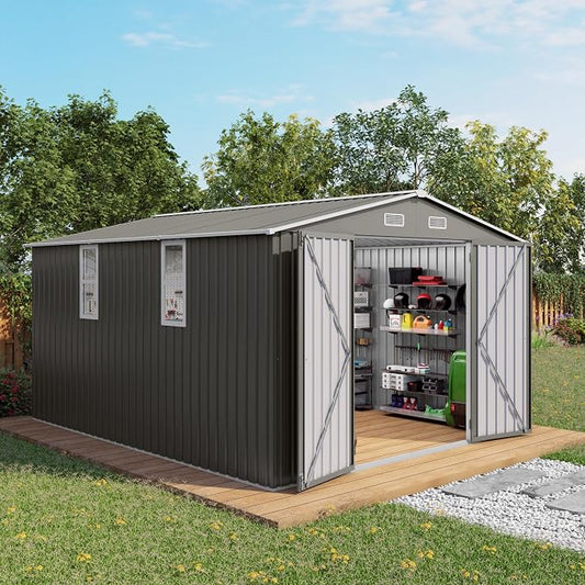 10x12 FT Outdoor Storage Shed by Jaxenor