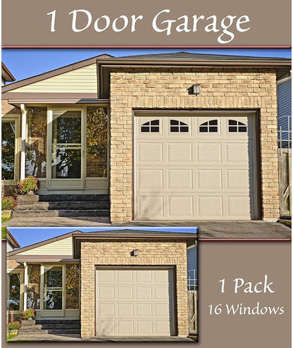 Household Essentials 216 Magnetic Faux Garage Door Windows | 16 Pieces - Image 6