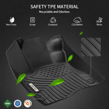 OEDRO Floor Mats Fit for 2010-2017 Chevrolet Equinox/2010-2017 GMC Terrain - Image 9