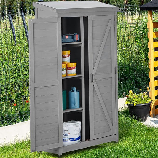 Outdoor Storage Shed Waterproof, Potting Shed by Zjjseloru