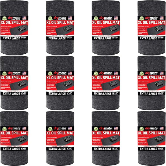 Drymate XL Oil Spill Mat, Premium Absorbent Oil Pad, Waterproof Backing by Drymate