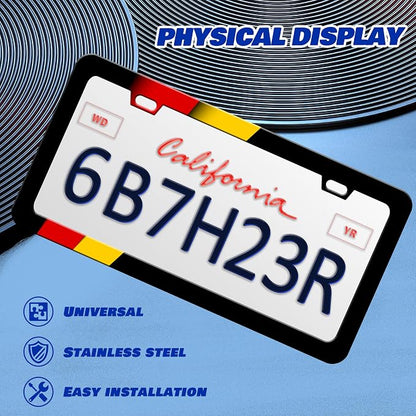 German Flag License Plate Frame Germany License Plate Frames Personalise - Image 3