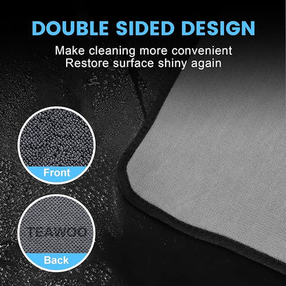 Shiny Wipes Shower Cleaning Cloth, Ultra Absorbent Car Drying Towel, 2 Pack 16 - Image 5