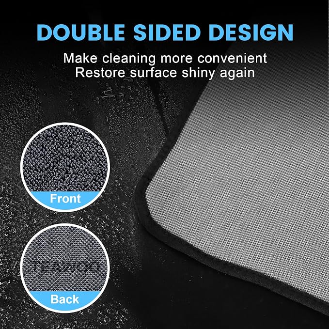 Shiny Wipes Shower Cleaning Cloth, Ultra Absorbent Car Drying Towel, 4 Pack 16 - Image 5
