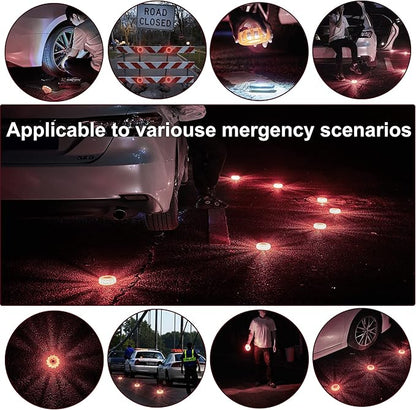 LED Road Flares 6Pack Roadside Emergency car kit Emergency Road Flares Kit - Image 5