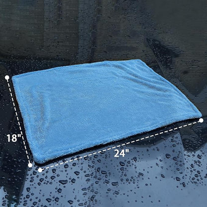 LIVOS 2 Pack Car Drying Towel, Premium Microfiber Towels - Image 3