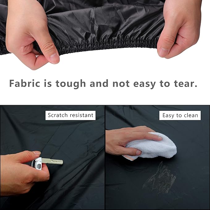 MORNYRAY Waterproof Car Cover All Weather Snowproof UV Protection Windproof - Image 8