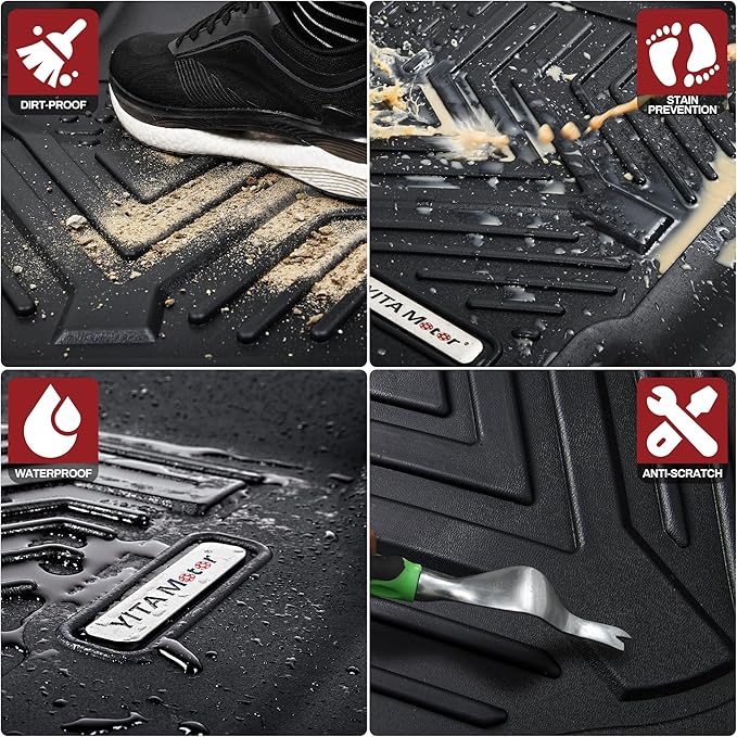 YITAMOTOR Floor Mats & Cargo Mats Set Fit - Image 6