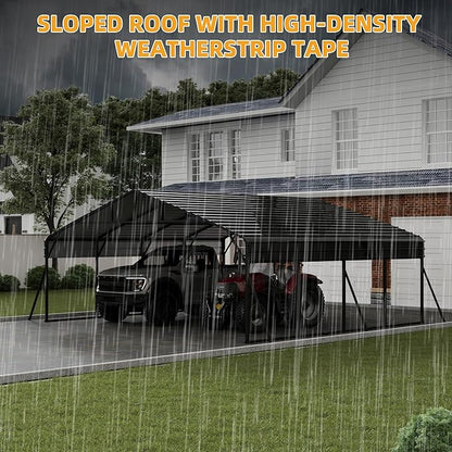 20' x 20' Heavy Duty Metal Carport - Image 7